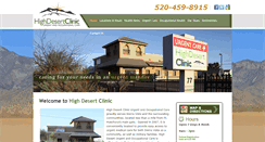 Desktop Screenshot of highdesertclinic.com